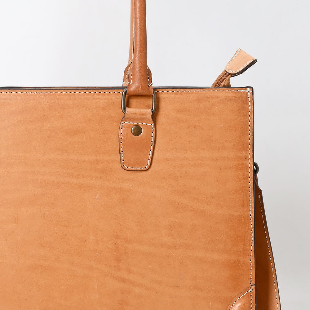 American Darling Adbg1394 Briefcase Genuine Leather Women Bag Western Handbag Purse