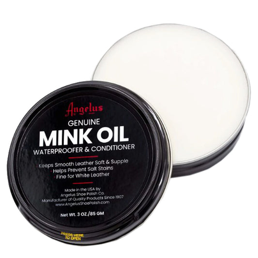3 Oz Angelus Genuine Mink Oil Waterproofer & Conditioner Paste