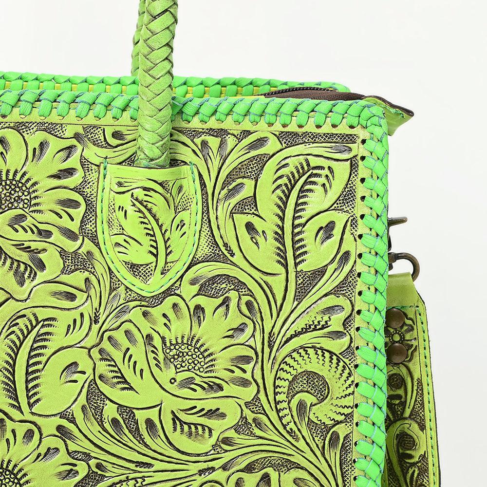 ADBG1412B American Darling TOTE Hand Tooled Genuine Leather women bag western handbag purse