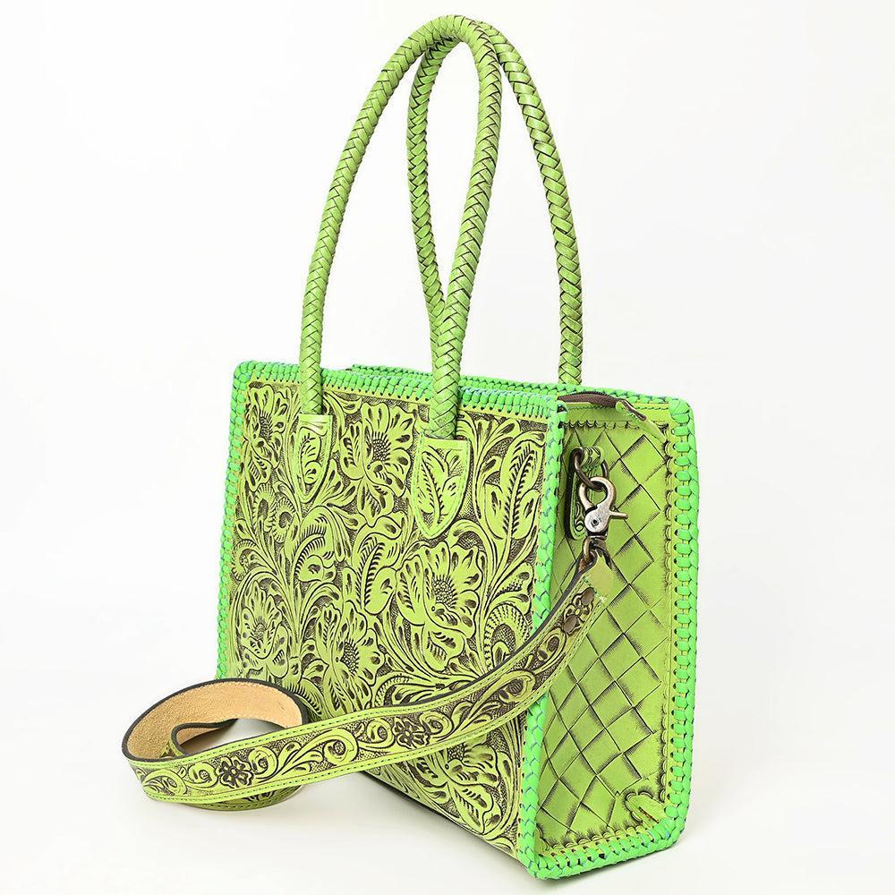 ADBG1412B American Darling TOTE Hand Tooled Genuine Leather women bag western handbag purse