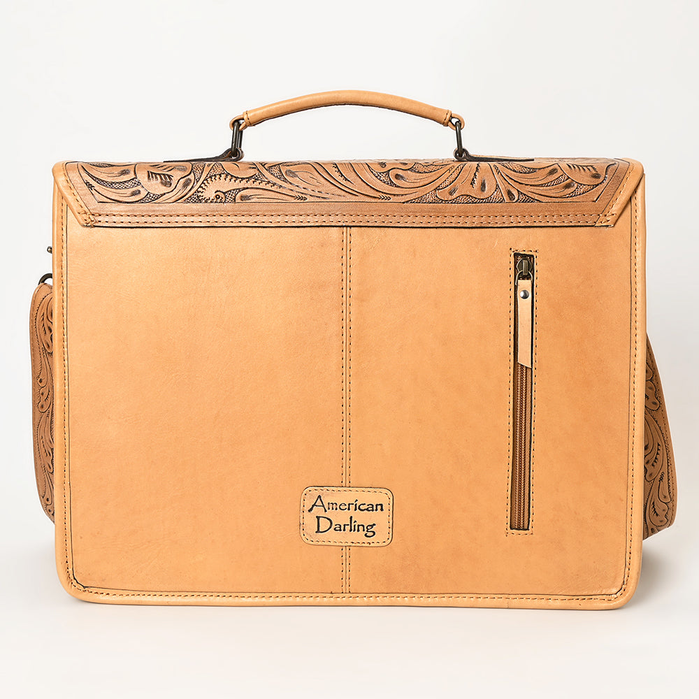 American Darling ADBG1417 Tote Hand Tooled Genuine Leather women bag western handbag purse