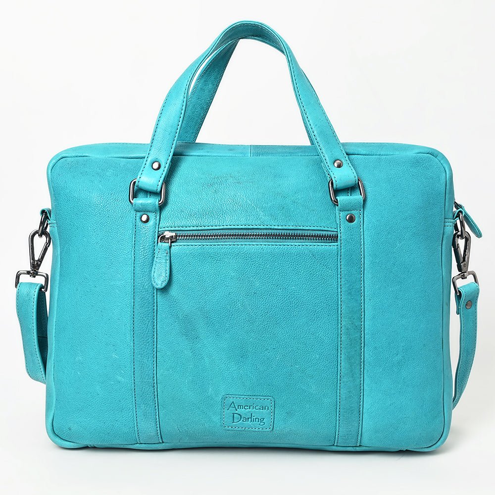American Darling Briefcase Genuine Leather Women Bag Western Handbag Purse