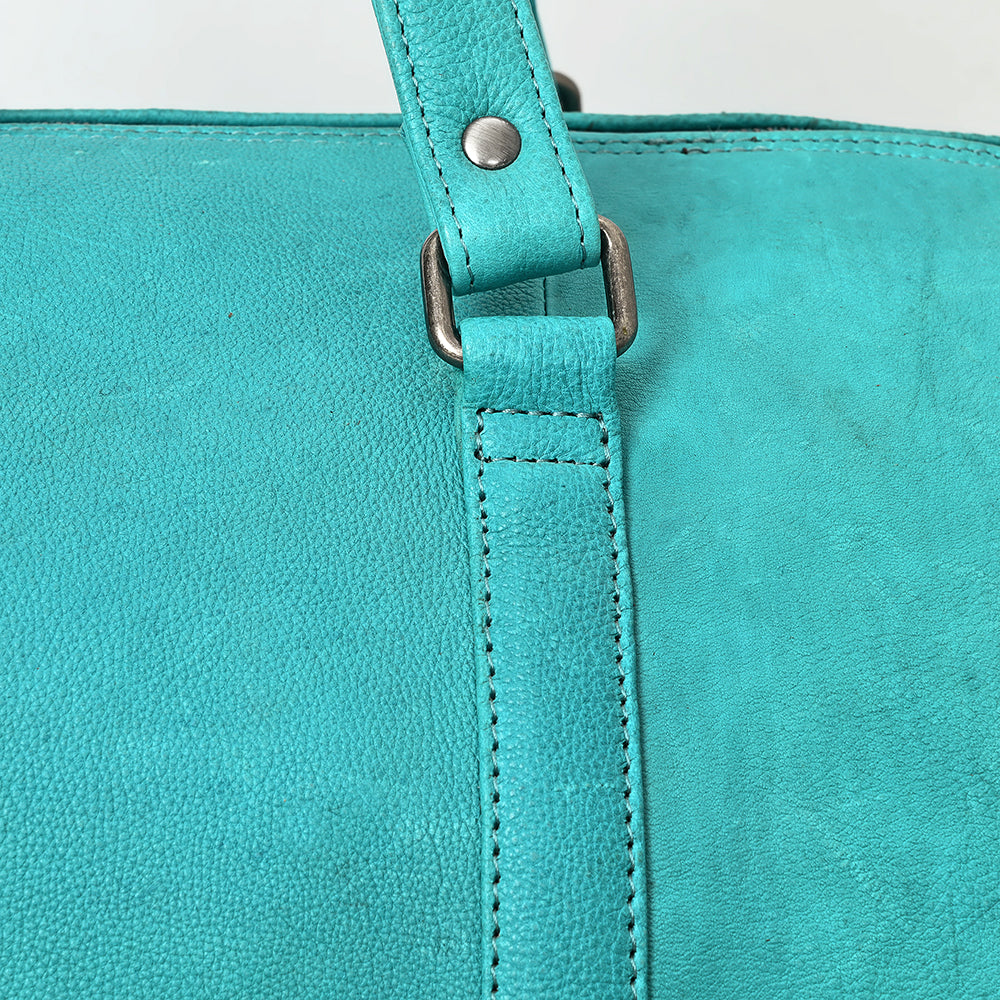 American Darling Duffel Full Grain Genuine Leather Western Women Bag | Handbag Duffle Weekend Travel Bags for