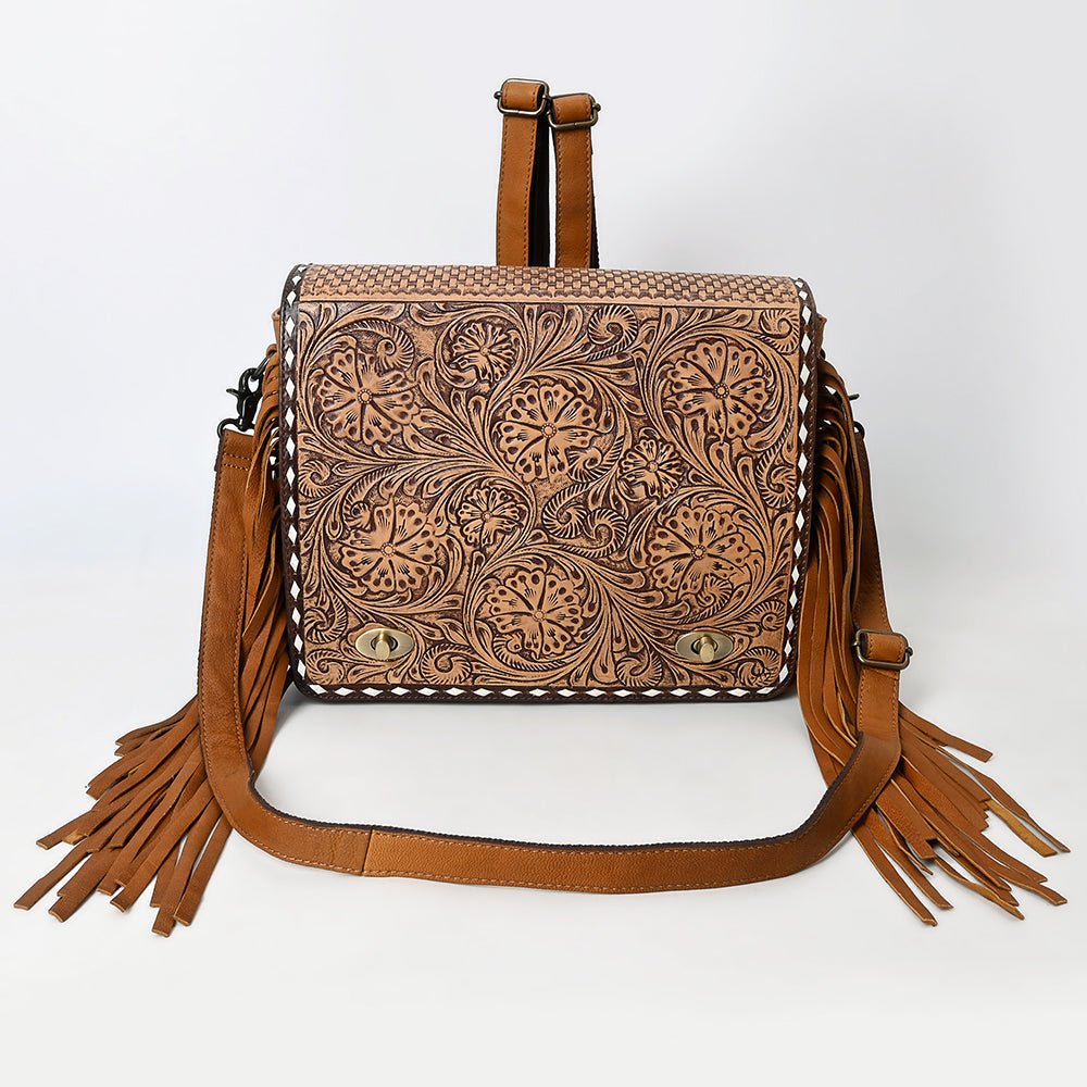 American Darling Adbgz800 Cross Body I Hand Tooled Genuine Leather Women Bag Western Handbag Purse