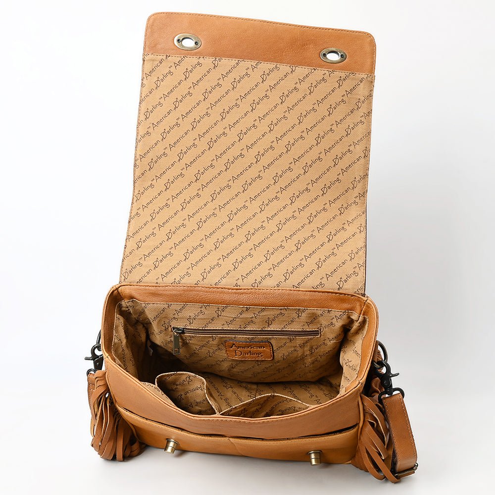 American Darling Adbgz800 Cross Body I Hand Tooled Genuine Leather Women Bag Western Handbag Purse