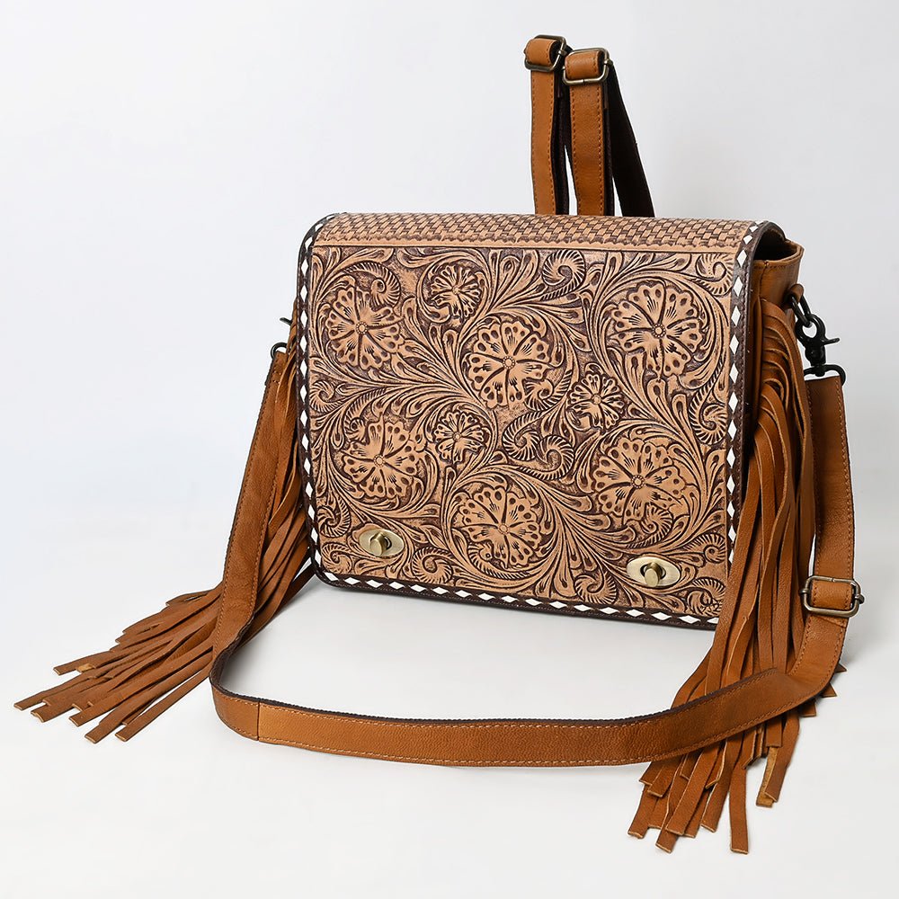American Darling Adbgz800 Cross Body I Hand Tooled Genuine Leather Women Bag Western Handbag Purse