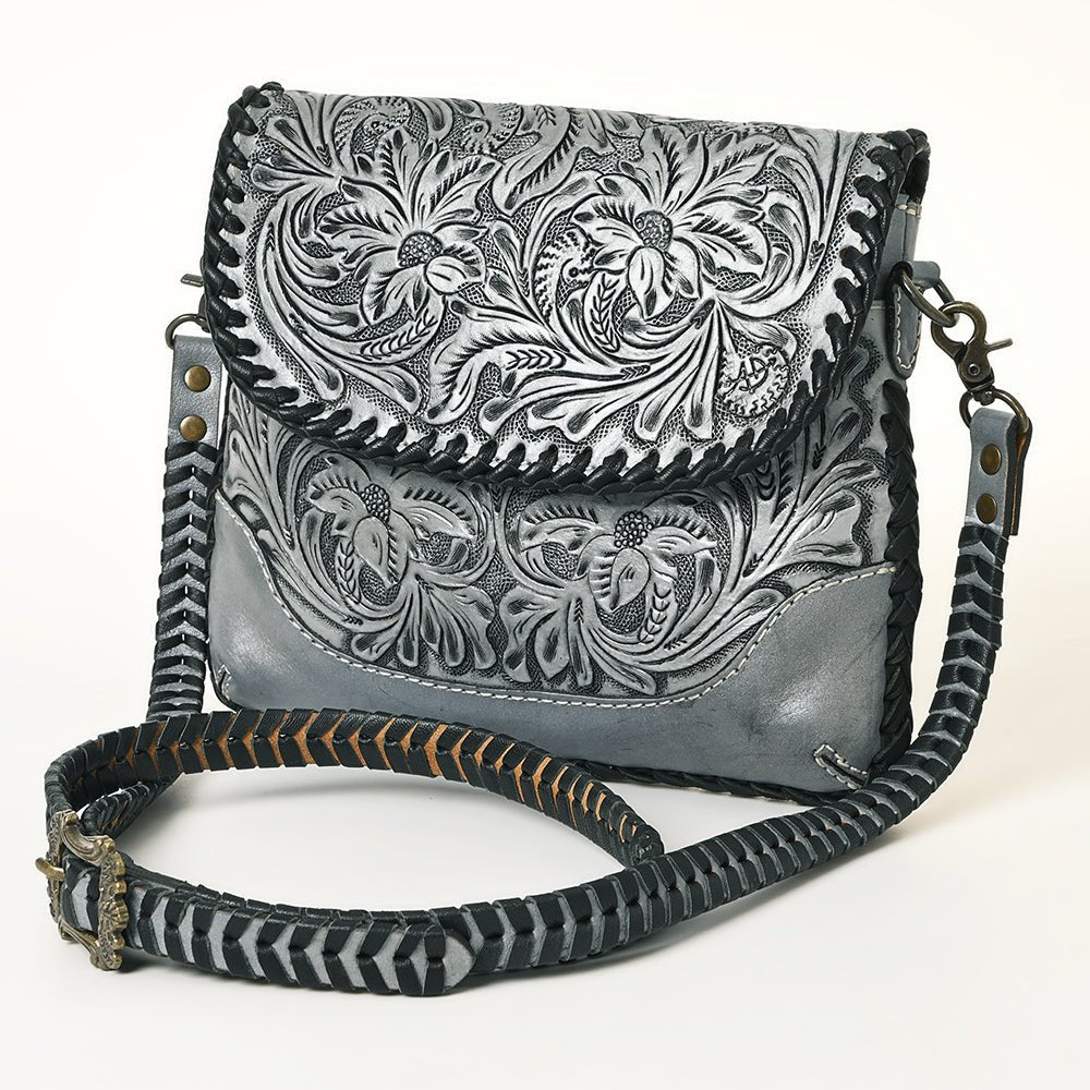 American Darling Small Crossbody Hand Tooled Genuine Leather women bag western handbag purse