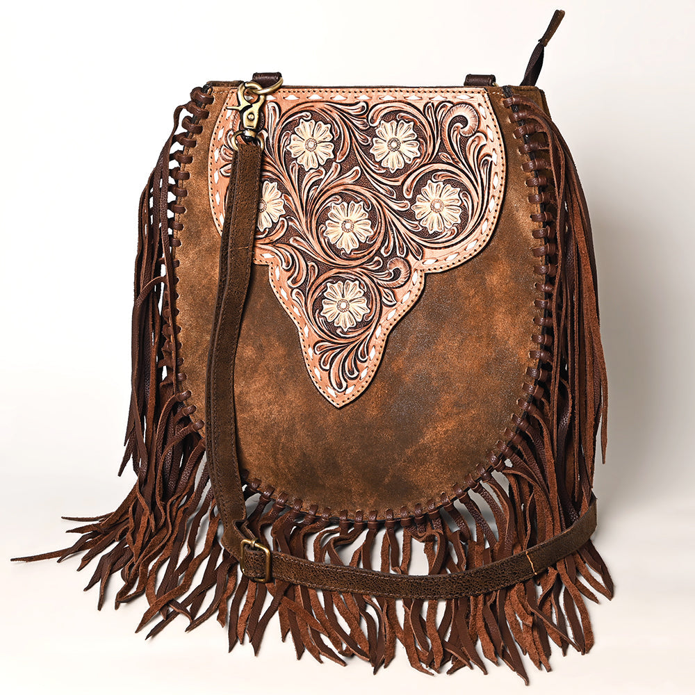 American Darling ADBGA527 Hand Tooled Genuine Leather Women Bag Western Handbag Purse