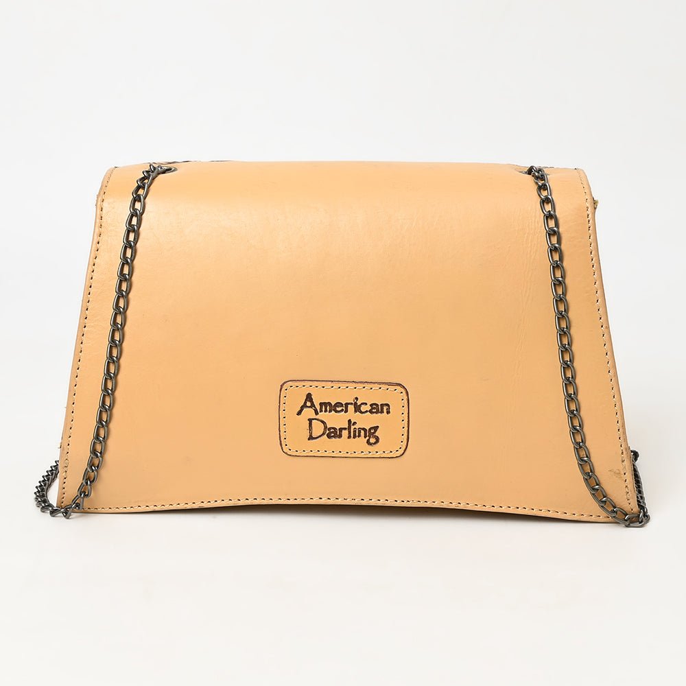 American Darling Adbgz823 Small Crossbody Hand Tooled Genuine Leather Women Bag Western Handbag Purse