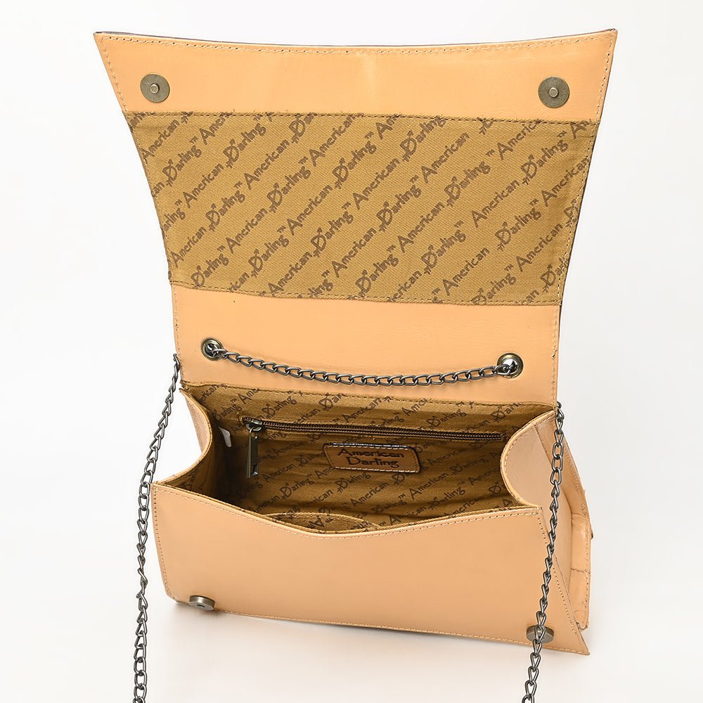 American Darling Adbgz823 Small Crossbody Hand Tooled Genuine Leather Women Bag Western Handbag Purse