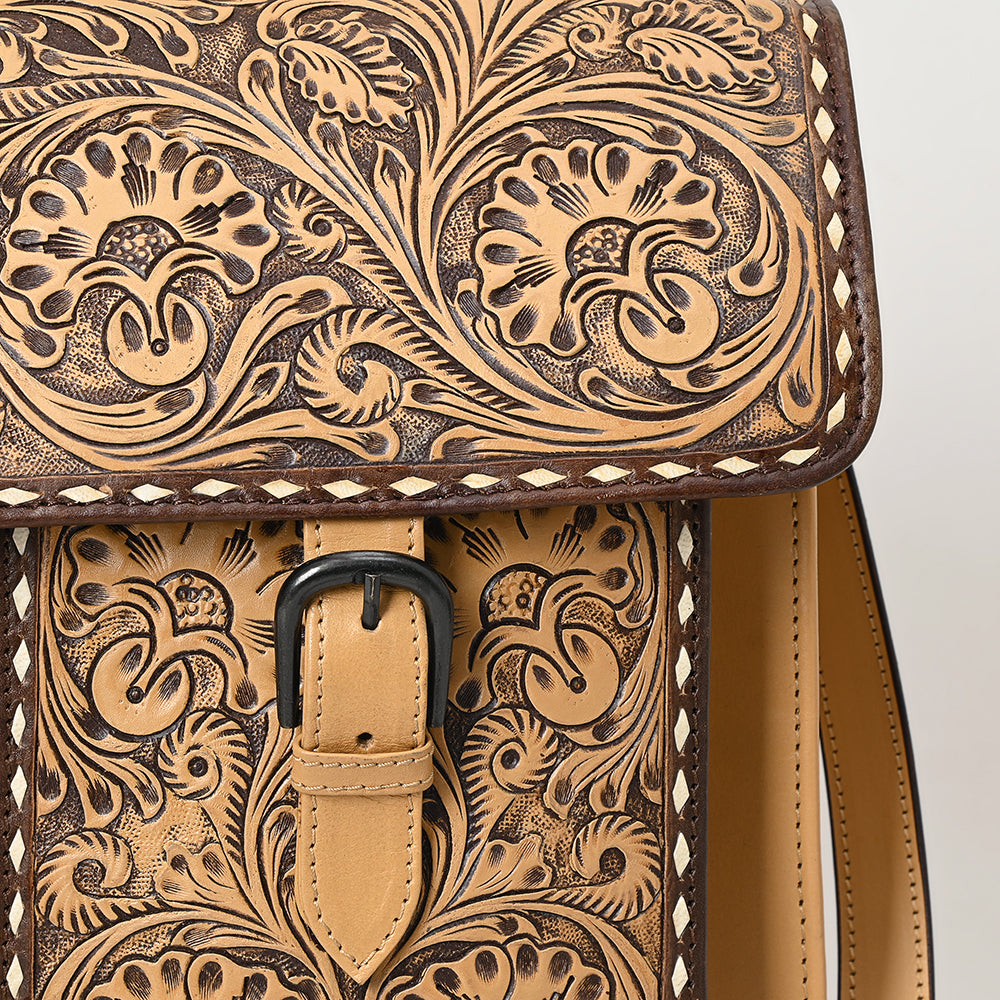 ADBGZ824 American Darling BRIEFCASE Hand Tooled Genuine Leather women bag western handbag purse