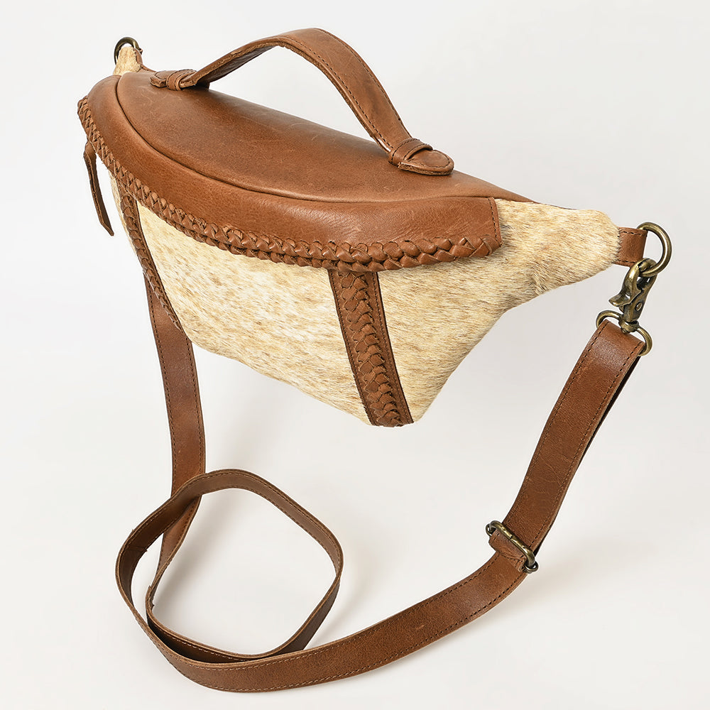 American Darling Fanny Pack Hair On Genuine Western Leather Women Bag |