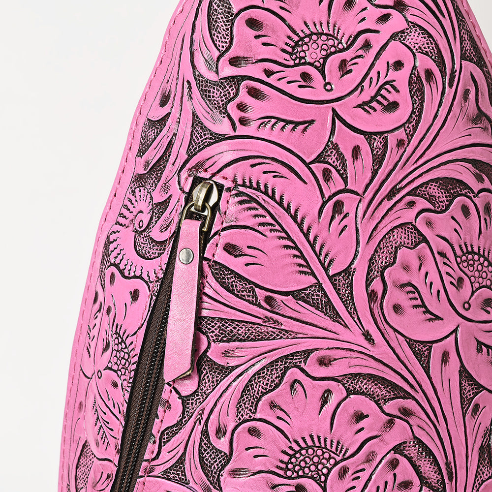 American Darling Sling Hand Tooled Genuine Leather Women Bag Western Handbag Purse