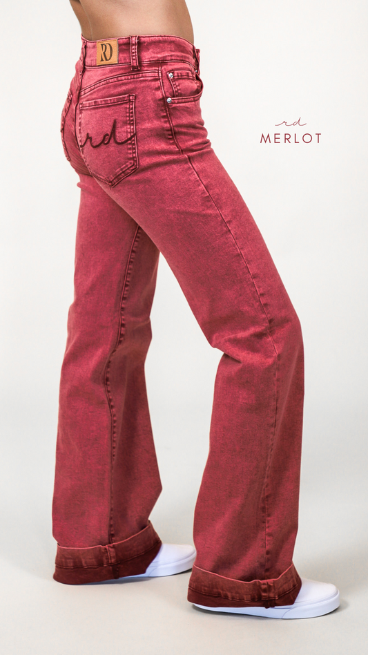 SIGNATURE TROUSER - MERLOT