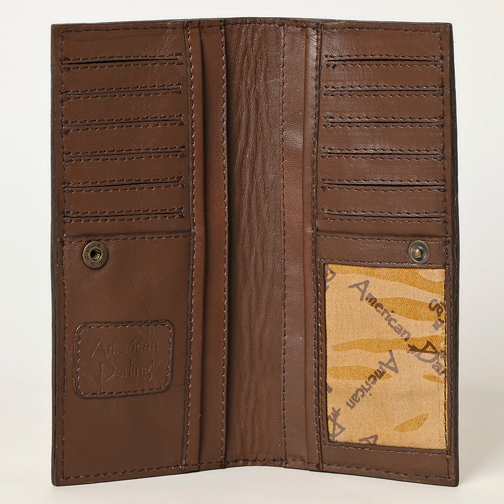 American Darling Clutch Hand Tooled Genuine Leather Western Women Bag Handbag Purse | Purses for Cute