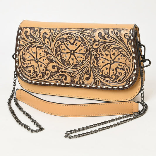 American Darling Adbgz831 Small Crossbody Hand Tooled Genuine Leather Women Bag Western Handbag Purse