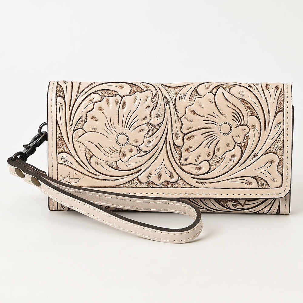 American Darling Clutch Hand Tooled Genuine Leather women bag western handbag purse