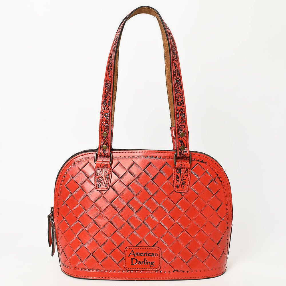 American Darling Tote Hand Tooled Genuine Leather women bag western handbag purse