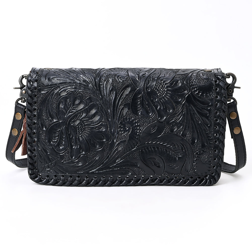 American Darling Clutch Hand Tooled Genuine Leather Women Bag Western Handbag Purse