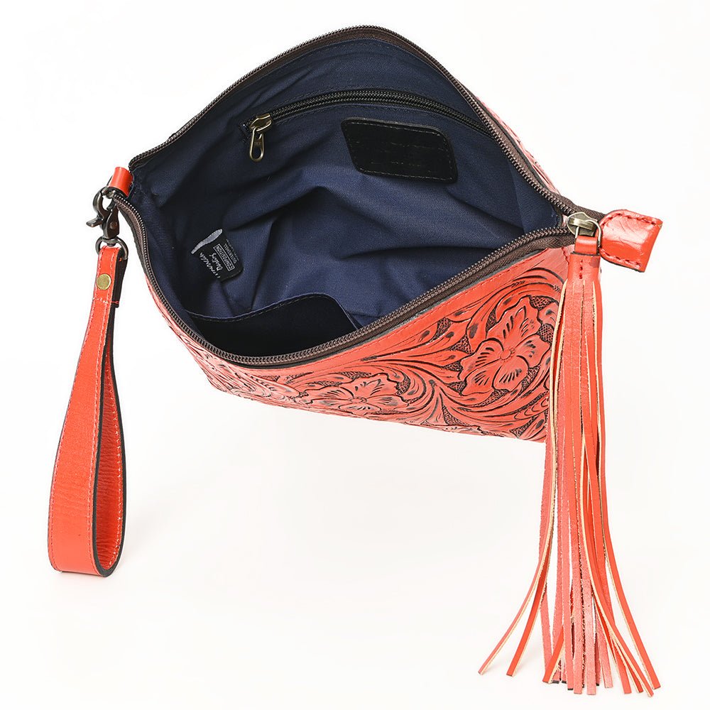 American Darling Hand Tooled Genuine Leather Women Bag Western Handbag Purse