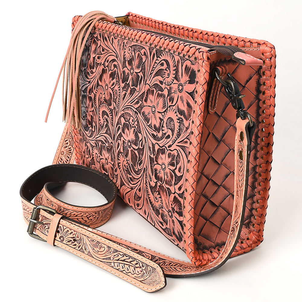 American Darling Hand Tooled Genuine Leather Women Bag Western Handbag Purse