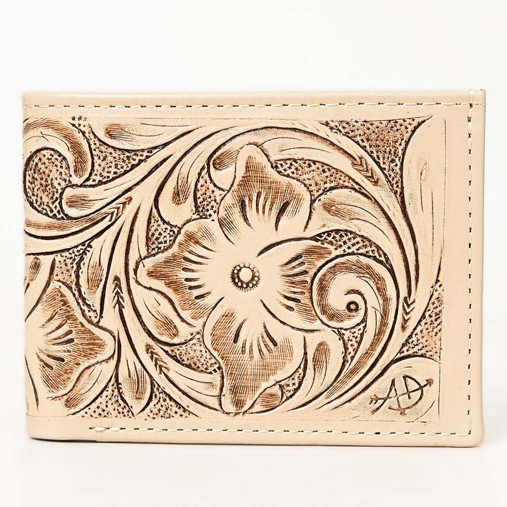 American Darling Wallet Hand Tooled Genuine Leather Women Bag Western Handbag Purse
