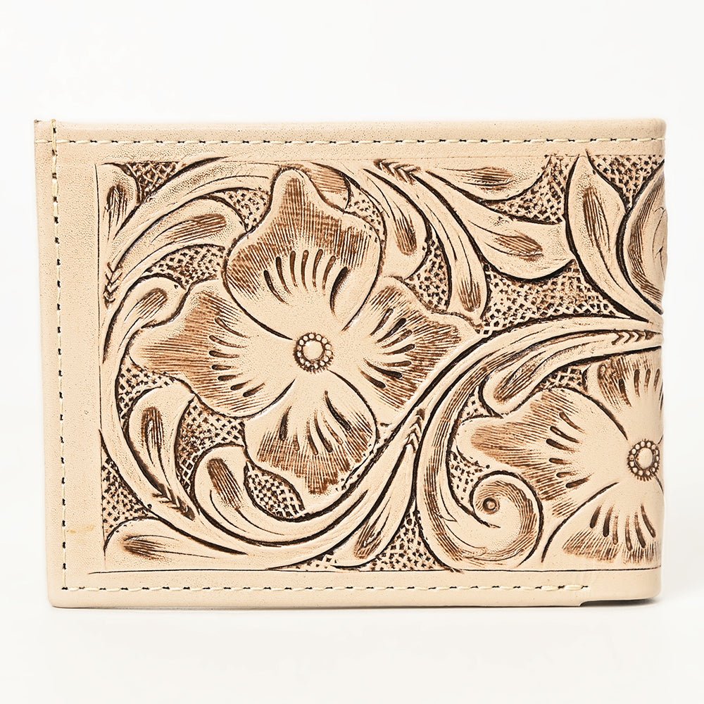 American Darling Wallet Hand Tooled Genuine Leather Women Bag Western Handbag Purse