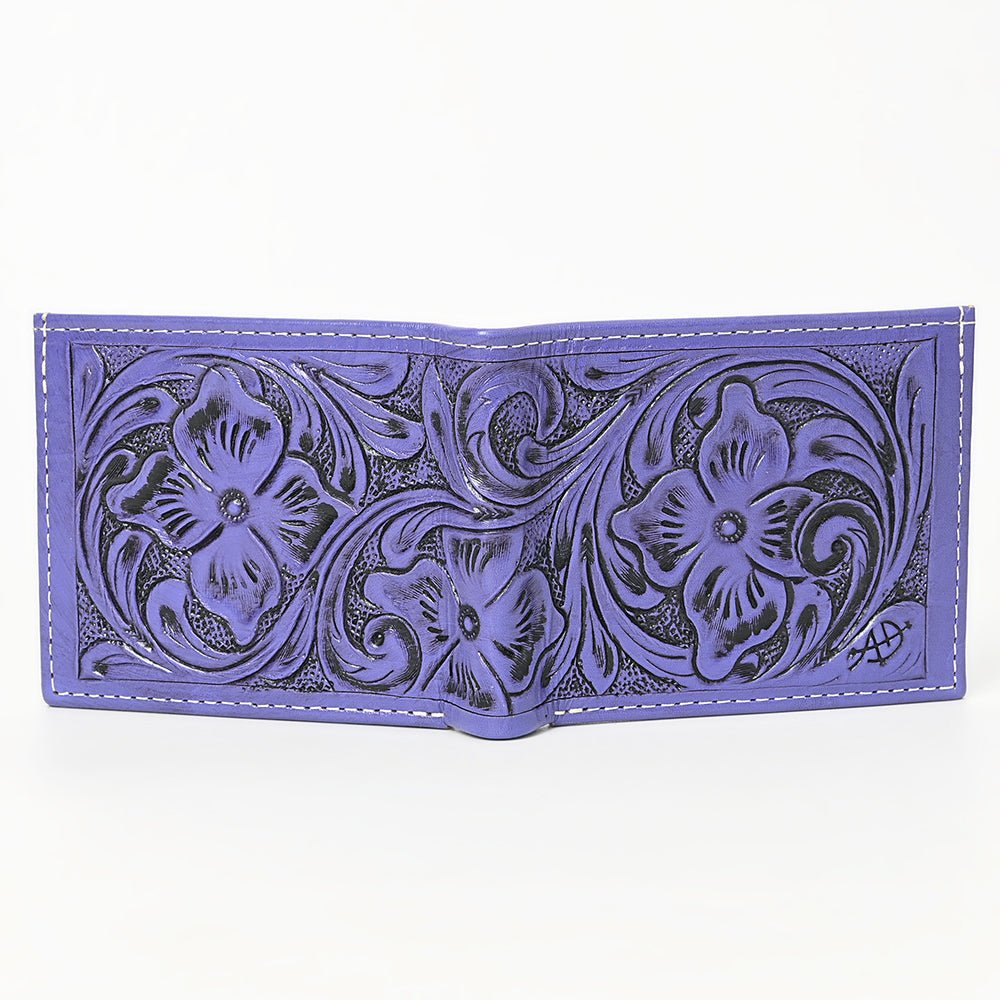 American Darling Wallet Hand Tooled Genuine Leather Women Bag Western Handbag Purse