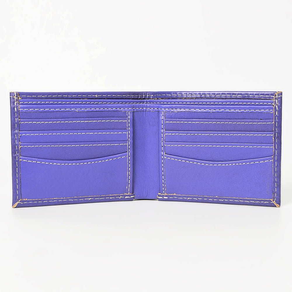 American Darling Wallet Hand Tooled Genuine Leather Women Bag Western Handbag Purse