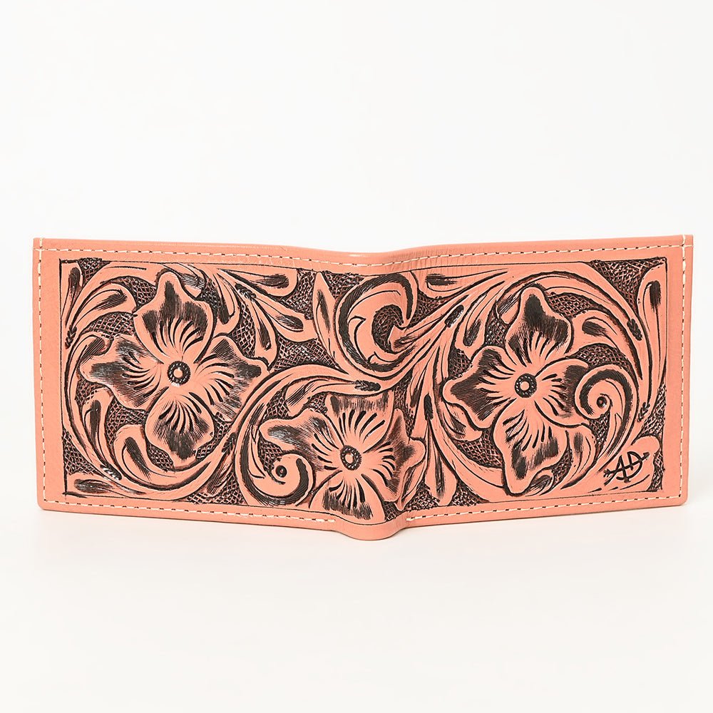 American Darling Wallet Hand Tooled Genuine Leather Women Bag Western Handbag Purse