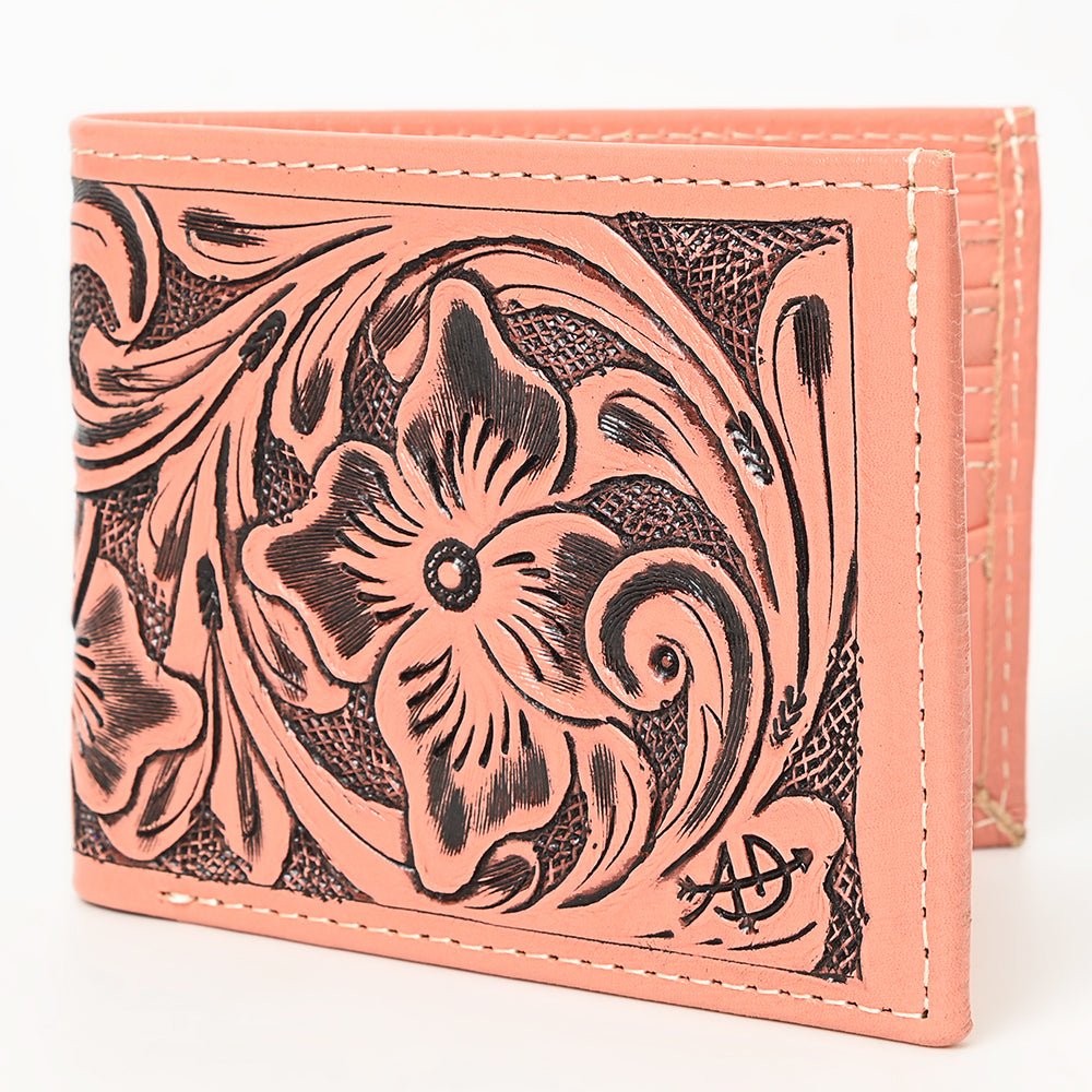American Darling Wallet Hand Tooled Genuine Leather Women Bag Western Handbag Purse