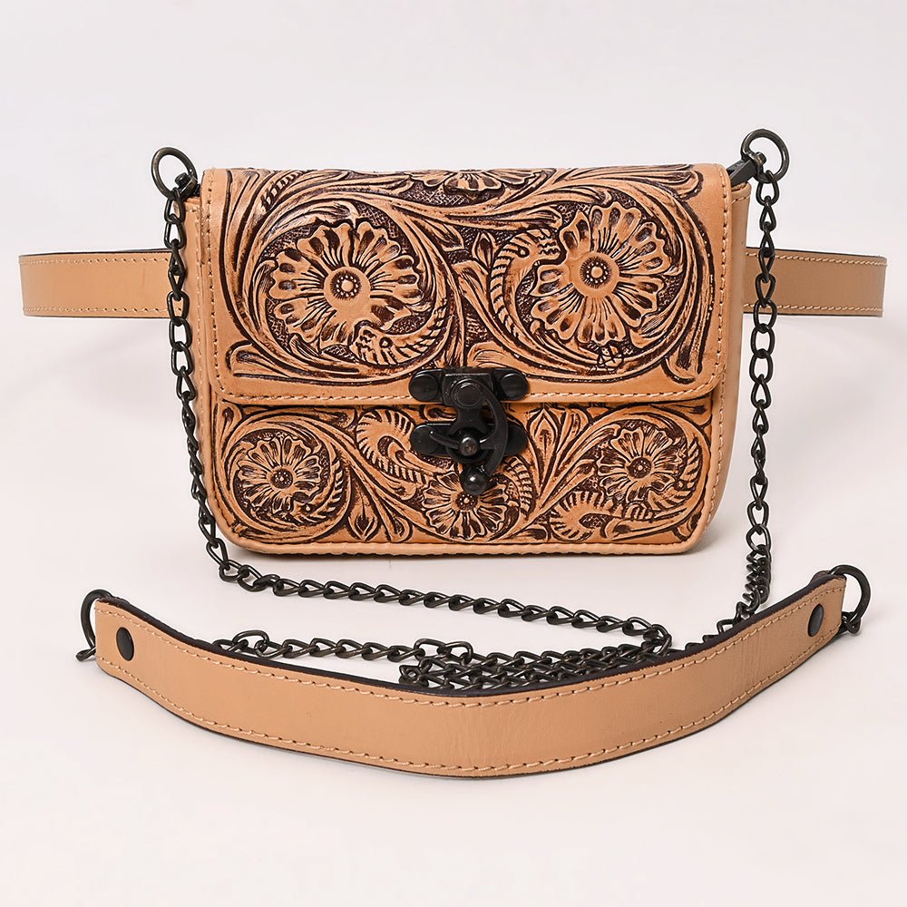 American Darling Crossbody  Hand Tooled Genuine Leather women bag western handbag purse