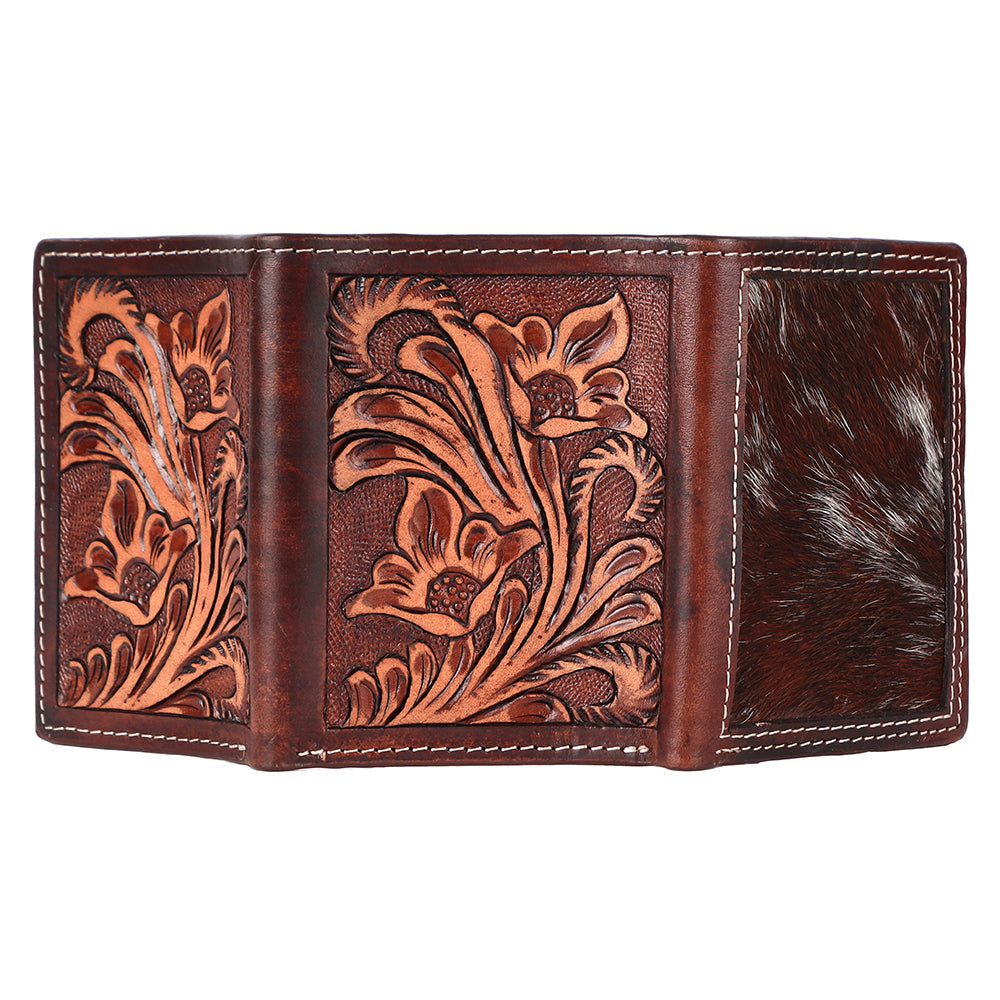 BAR H EQUINE Genuine Leather Rodeo - Bifold & Trifold Wallet For Men Women