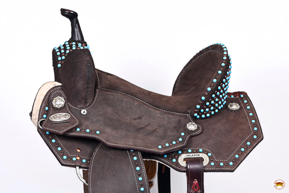Western Flex Tree Saddle For Barrels And Trails Biothane Tack