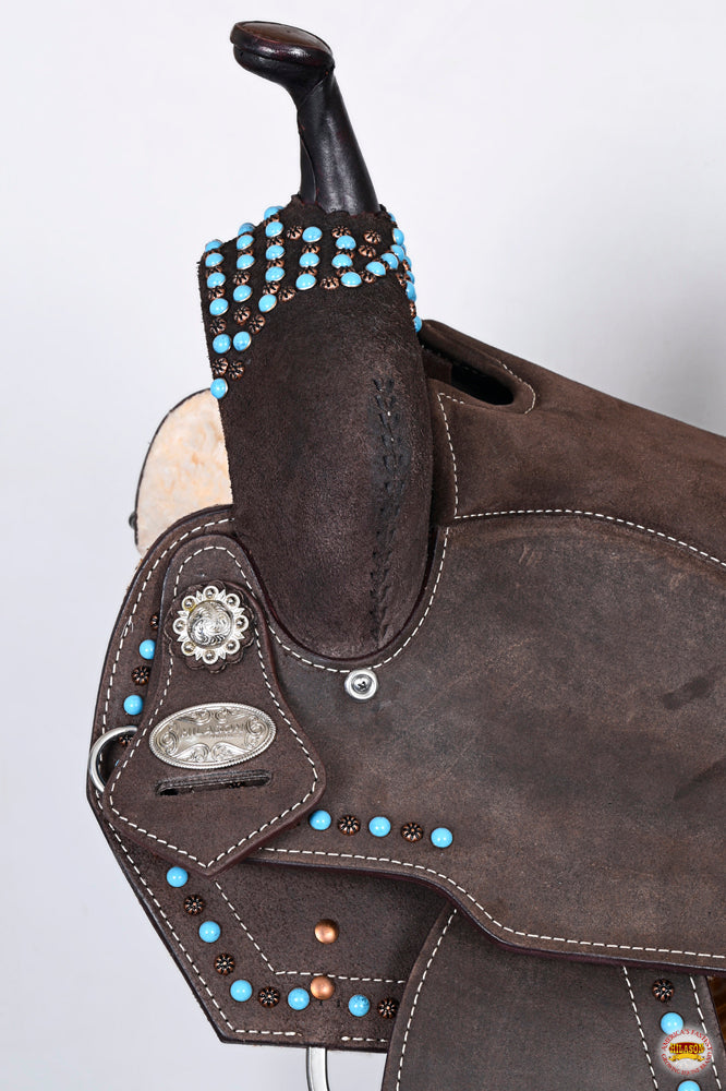 Western Flex Tree Saddle For Barrels And Trails Biothane Tack