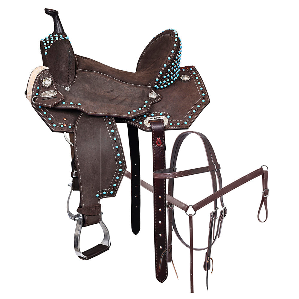 Western Flex Tree Saddle For Barrels And Trails Biothane Tack