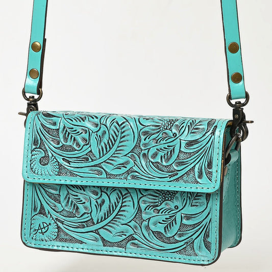 American Darling Small Crossbody Hand Tooled Genuine Leather Women Bag Western Handbag Purse