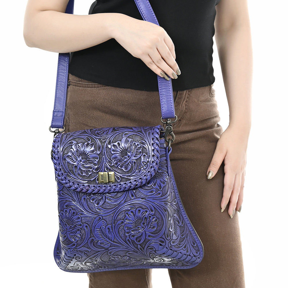 American Darling Cross Body I Hand Tooled Genuine Leather Women Bag Western Handbag Purse