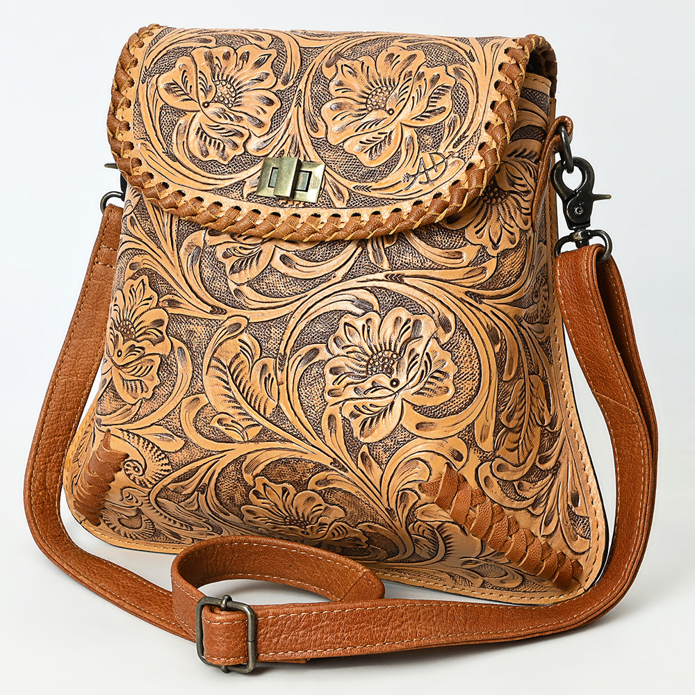 American Darling Cross Body I Hand Tooled Genuine Leather Women Bag Western Handbag Purse