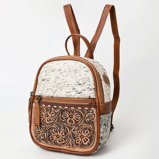 American Darling Backpack Hand Tooled Hair On Genuine Leather Women Bag Western Handbag Purse