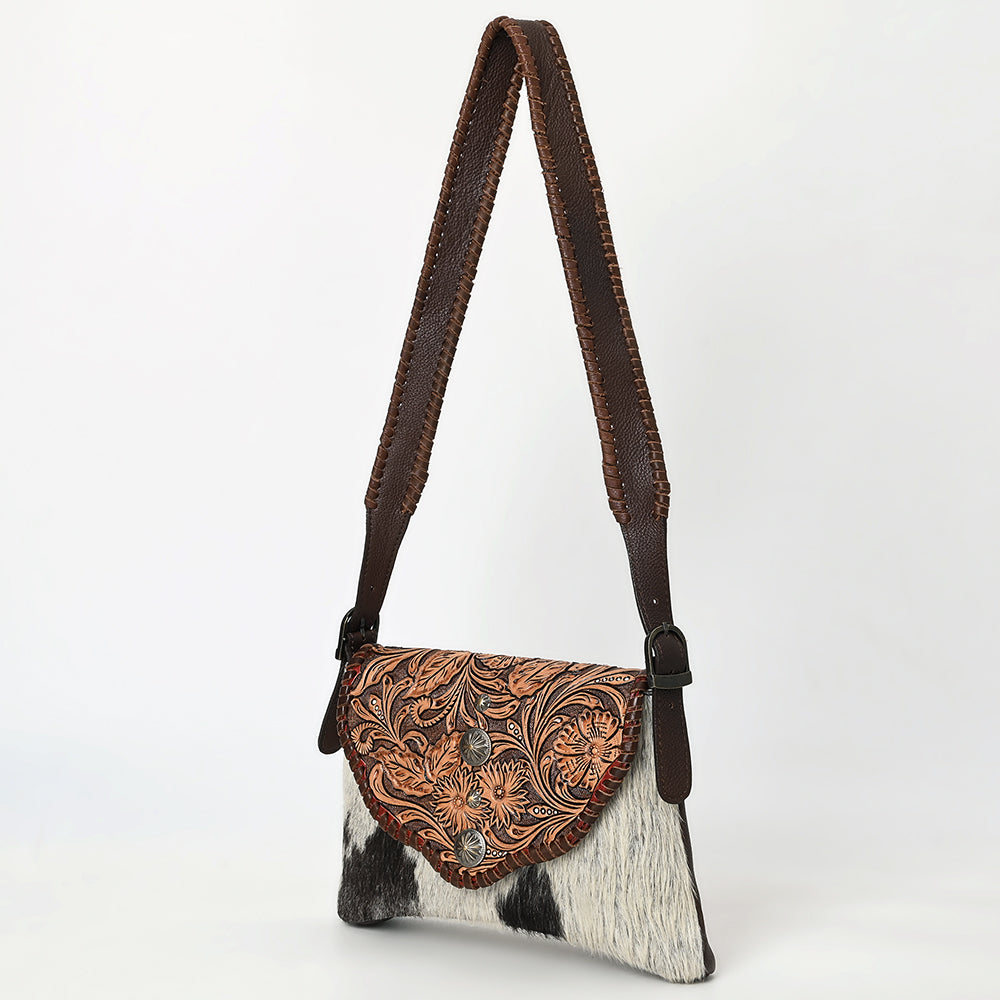 American Darling Cross Body I Hand Tooled Hair-On Genuine Leather Women Bag Western Handbag Purse |