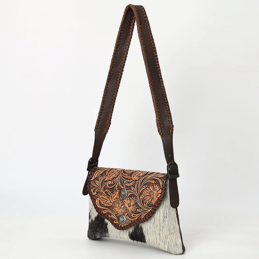 American Darling Cross Body I Hand Tooled Hair-On Genuine Leather Women Bag Western Handbag Purse |