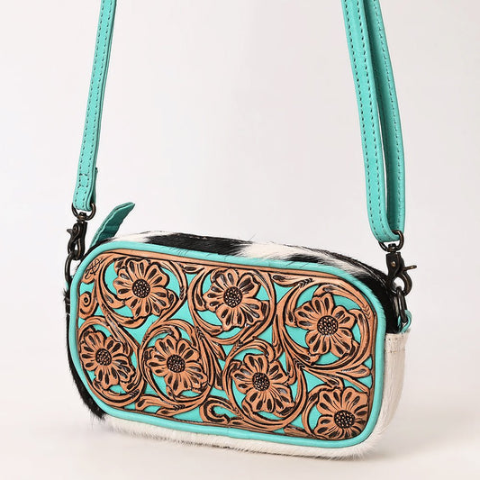 ADBG1528 Crossbody Hand Tooled Genuine Western Leather Women Bag