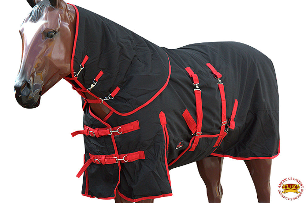 Hilason 1200D Turnout Winter Horse Neck Cover Belly Wrap Blanket