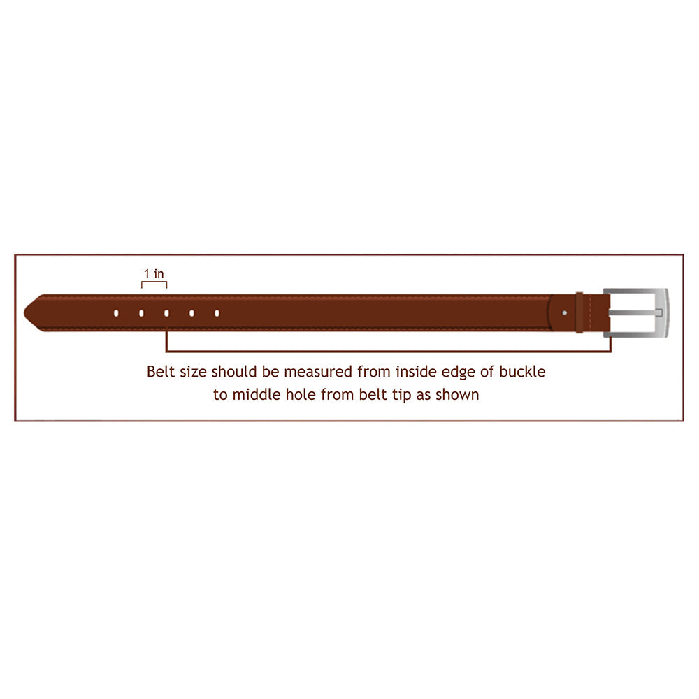 American Darling Hand Tooled Carved Unisex Genuine American Leather Belt Brown