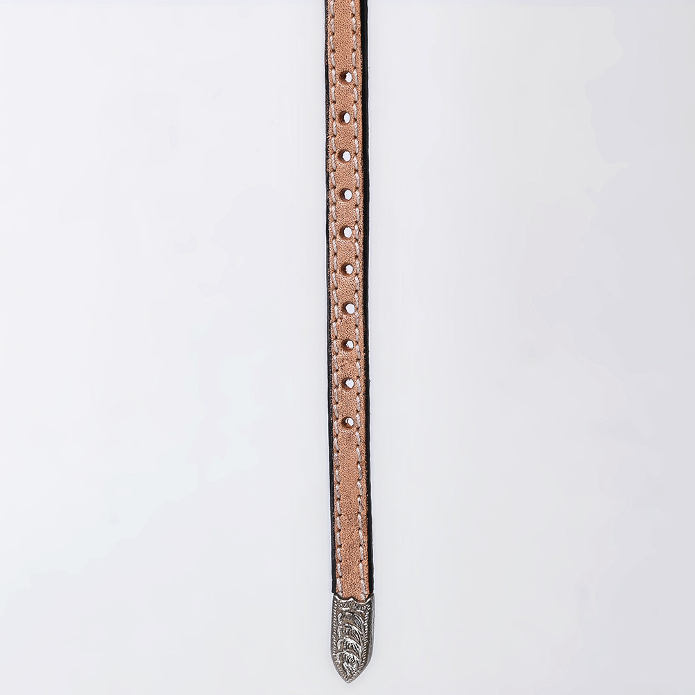 American Darling Hand tooled Hatband Genuine American Leather Western Adjustable Unisex