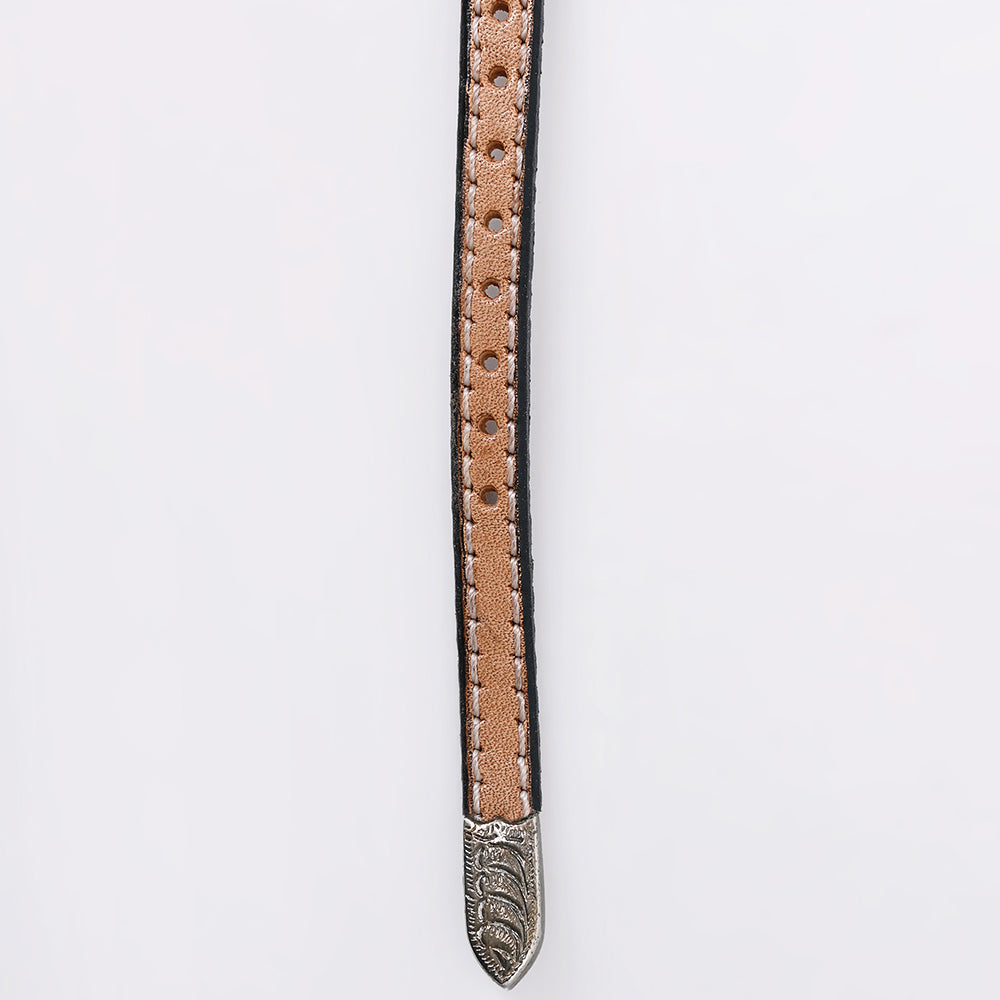 American Darling Hand tooled Hatband Genuine American Leather Western Adjustable Unisex