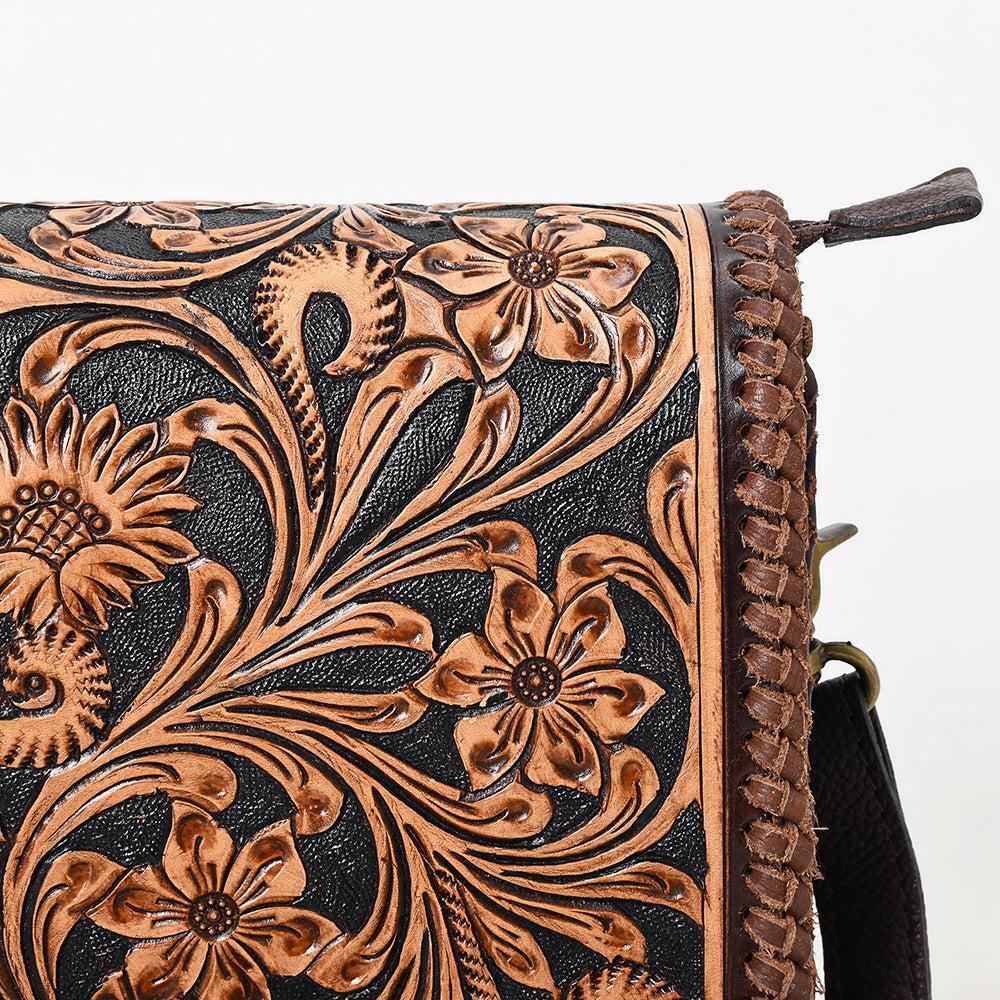 American Darling Crossbody Hand Tooled Genuine Leather Women Bag Western Handbag Purse