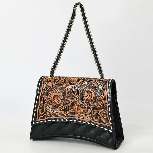 American Darling Crossbody Hand Tooled Genuine Leather Women Bag Western Handbag Purse