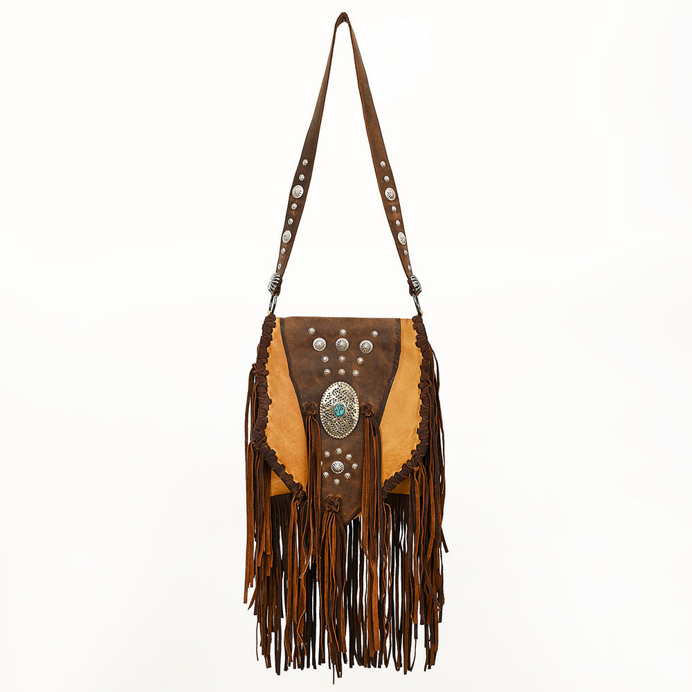 American Darling Adbgm468 Large Crossbody Genuine Leather Women Bag Western Handbag Purse